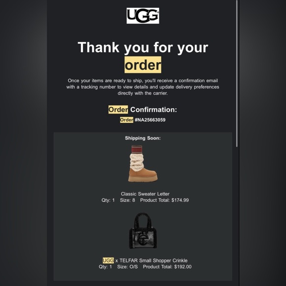 Telfar x Ugg small bag - Picture 5 of 5